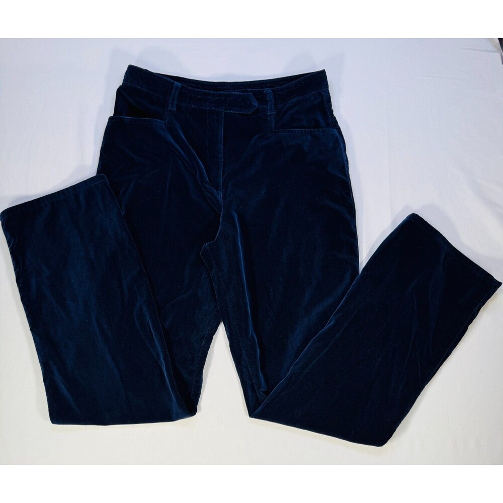 VTG 90s Express EXP Jeans Corduroy Pants Blue High Waist Straight Leg Women’s